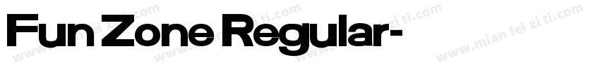 Fun Zone Regular字体转换